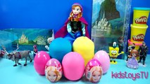 my little pony barbie surprise eggs peppa pig play doh mlp frozen olaf egg