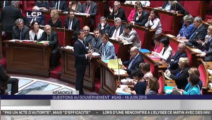 Manuel Valls: "Que cela vous plaise ou pas, nous avançons."