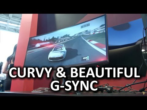 Curved 3440x1440 G-Sync & Flat FreeSync - ASUS Monitors at Computex 2015