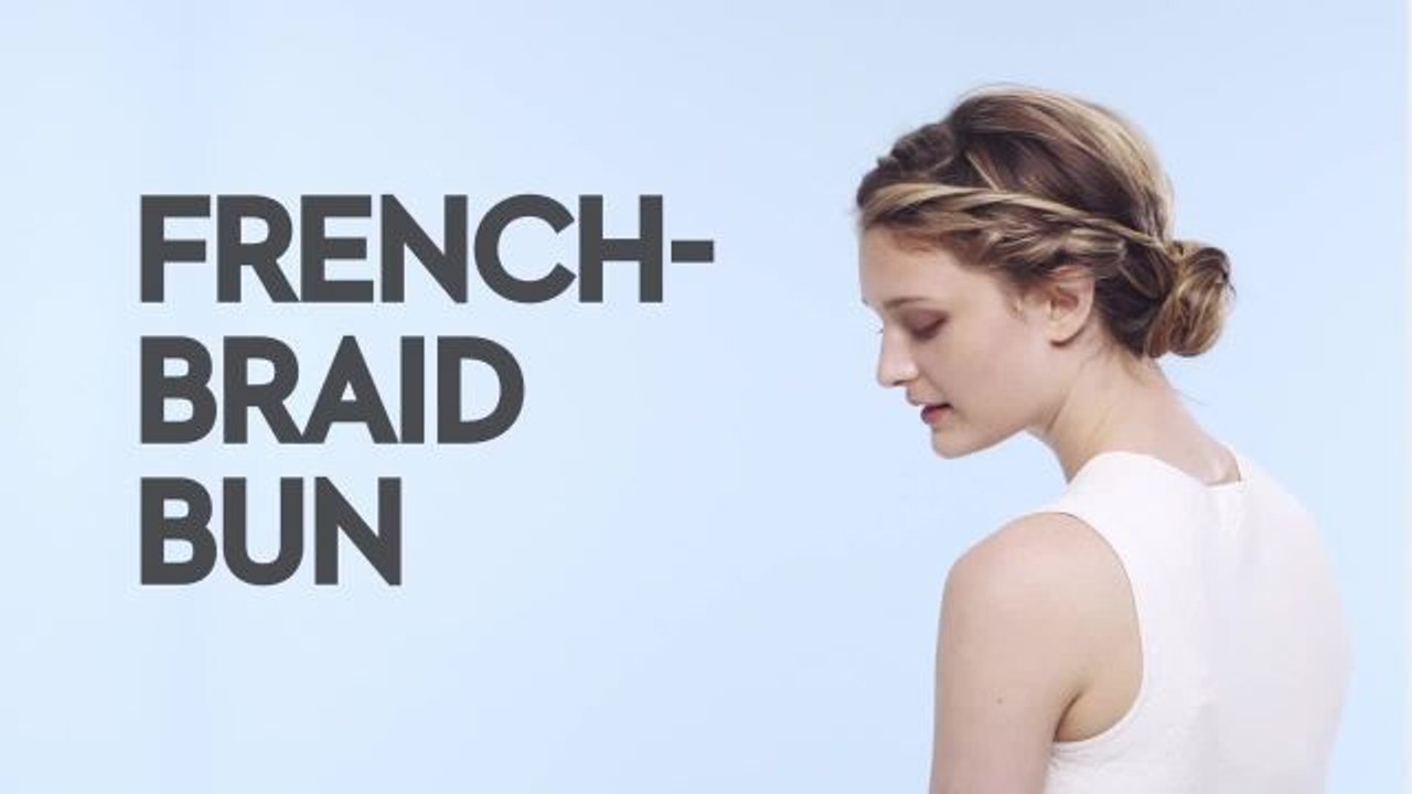 Braids With Friends: French-Braid Bun