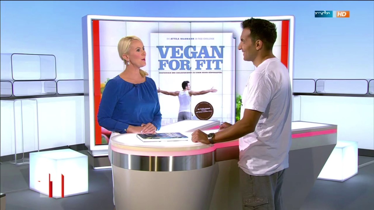 mdr um 11 - Vegankoch Attila Hildmann gewinnt mit Triät Health Media Award
