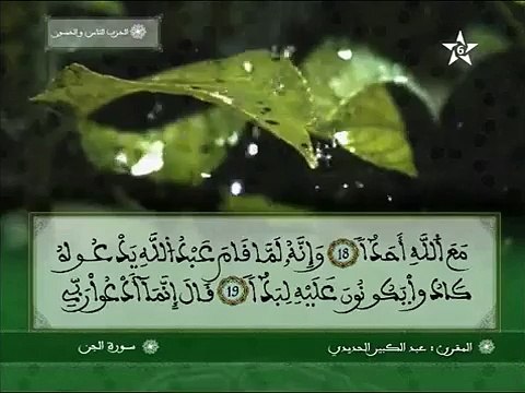 ما تيسر من سورة الجن برواية ورش عن نافع - عبد الكبير الحديدي