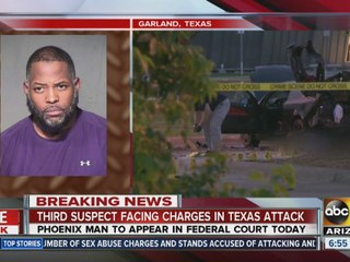 Third person arrested in Texas cartoon contest attack