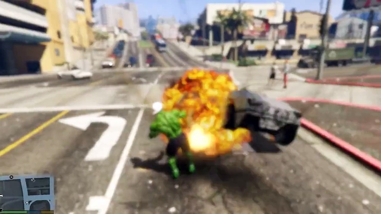EPIC GTA 5 HULK MOD HULK SMASH EXPLOSIVE MELEE GTA 5 PC Mods Showcase