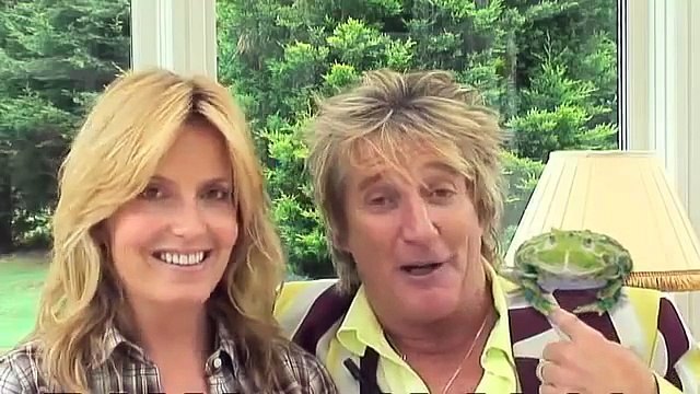 Rod Stewart & Penny Lancaster Stewart's Frog Message for the PRP