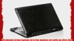 Navitech Black Real Leather Folio Case Cover Sleeve For The Acer Chromebook 13