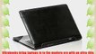 Navitech Black Real Leather Folio Case Cover Sleeve For The Lenovo ideapad S20-30 11.6