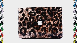 E-Citi Leopard Leather Matte Surface Hard Shell Case Cover for Macbook Pro 13 13.3 A1278 with