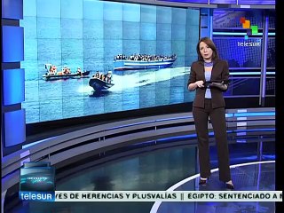 Italia: policía desaloja por la fuerza a migrantes en frontera