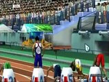 Wii Summer Athletics - 100m in 9.67s (realistic modus)