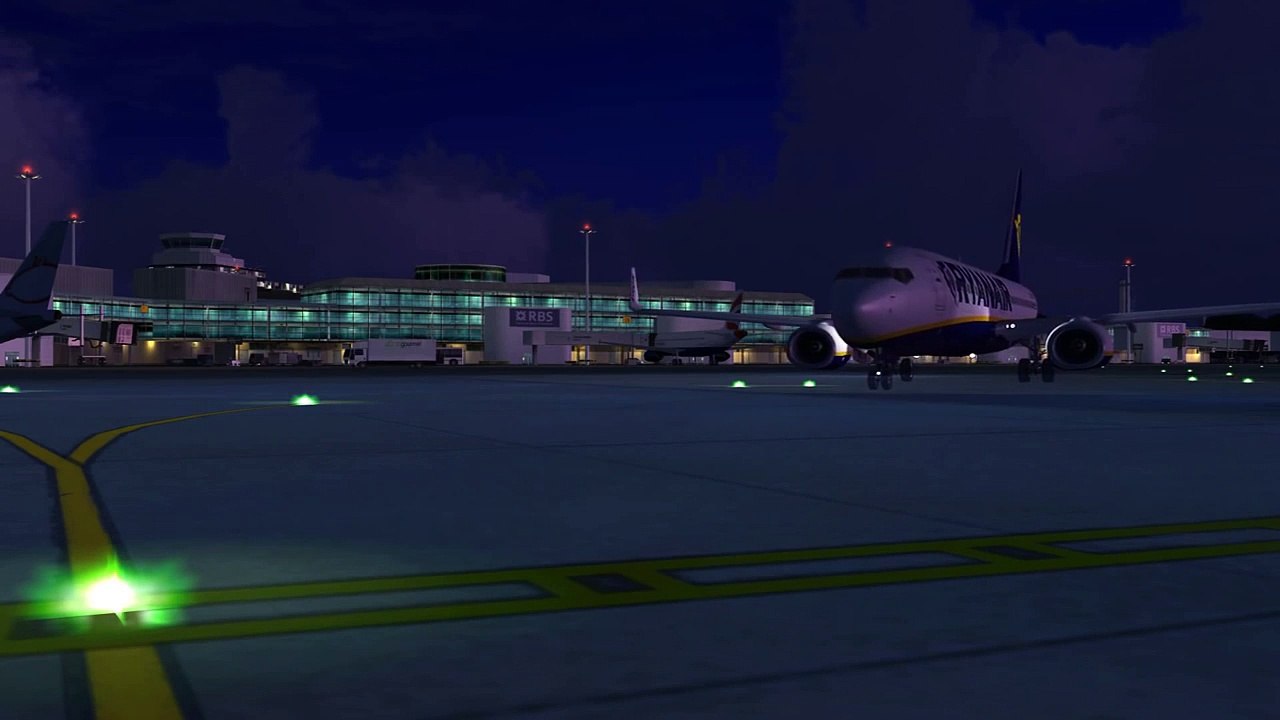 PMDG 747-400 Cathay Pacific.REX 2 with Full lighting effects and real Engine sounds."FSX"