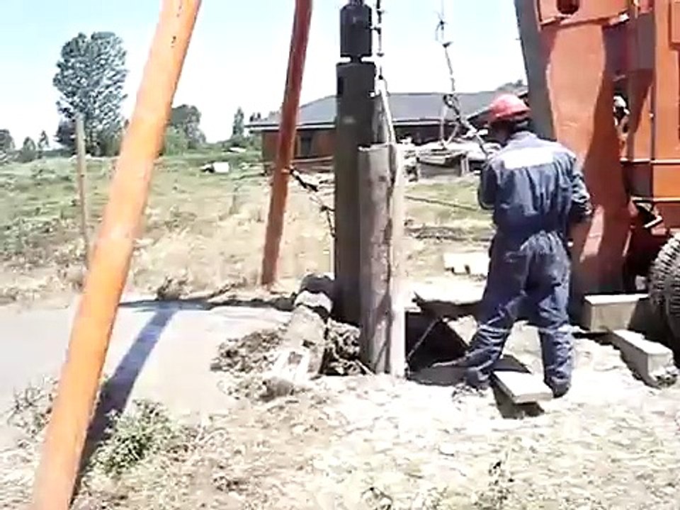 Perforadora percusion pozos agua 2