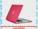 Speck Products SeeThru Satin Soft Touch Hard Shell Case for MacBook Pro 15-Inch Bubblegum Pink