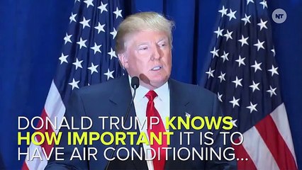 Trump Trolls 'Sweaty' Competitors