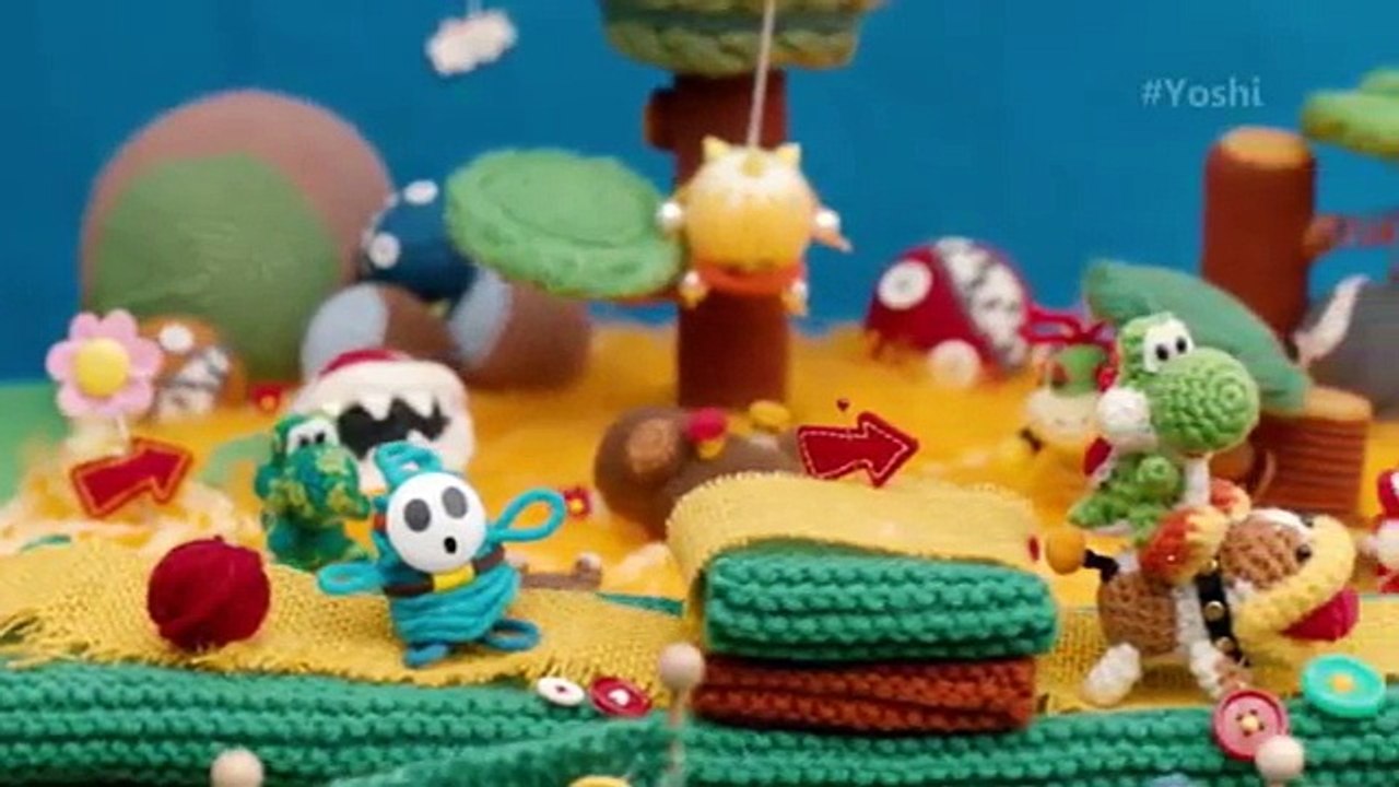 Yoshi's Woolly World - Yoshi prépare son arrivée