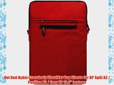 Hot Red Hydei Crossbody Shoulder Bag Sleeve for HP Split X2 / Pavilion X2 / Envy X2 13.3 Laptops
