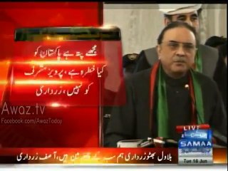 Angry Zardari Blasts away at the Military – Asif Ali Zardari Speech - 16th June 2015