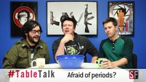 Table Talk: Guy Talk: Broken Bones and Women's Periods?