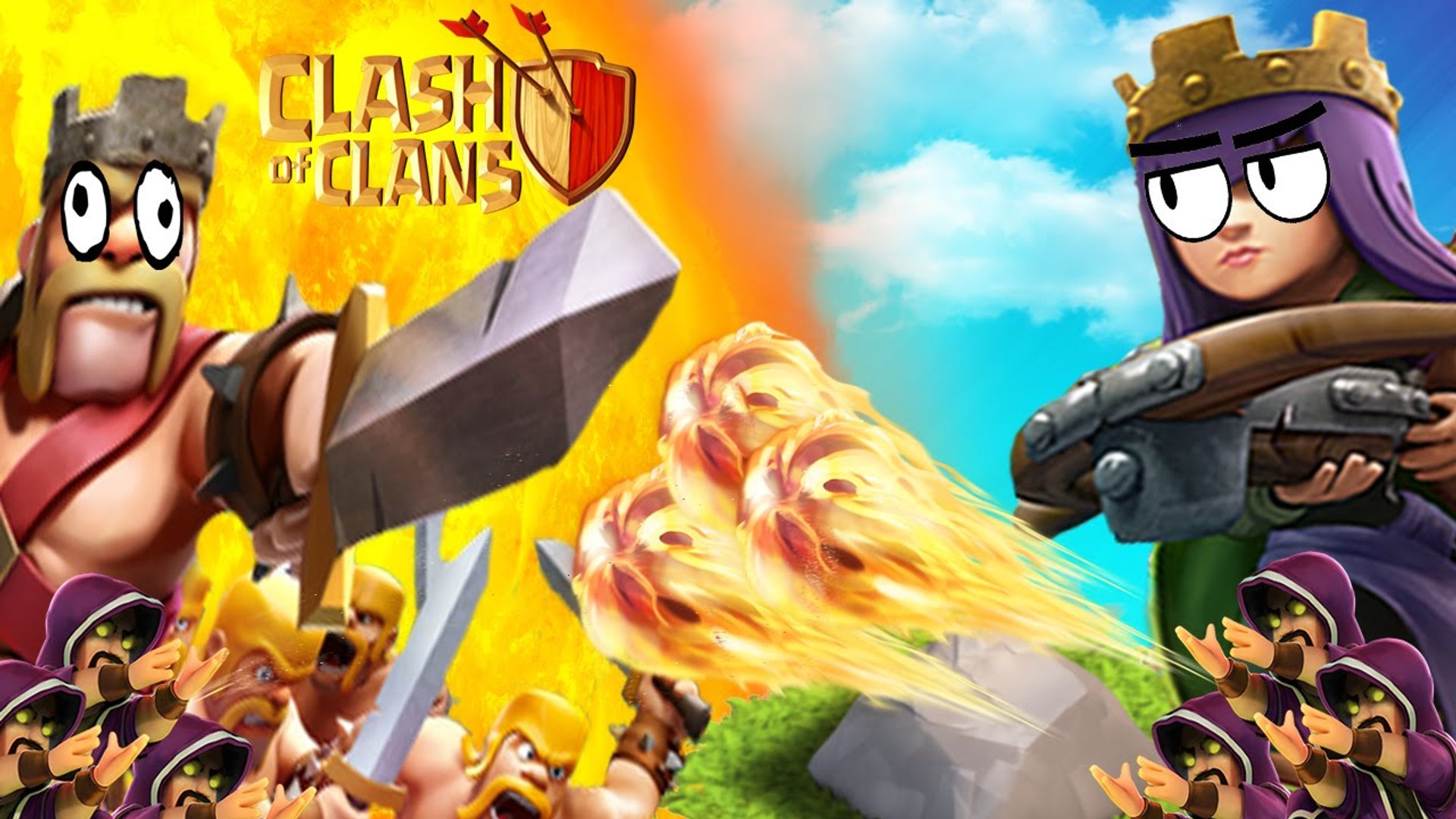 Barbarian King And Archer Queen Wallpaper