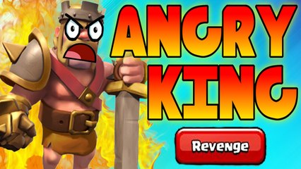 CLASH OF CLANS - BARB KING IS SOOO ANGRY! WTF! _FUNNY MOMENTS + GOLD LEAGUE CHALLENGE_ NEXT-LESS