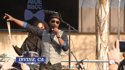 Aloe Blacc Gives A Free Concert For Those That "Listen Carefully"