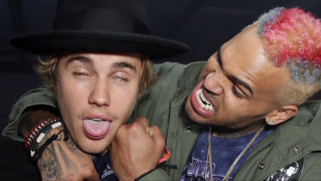 Justin Bieber Plays With Chris Brown Before Getting Thrown Out of Coachella