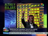 Arabia Saudita abre Bolsa de Valores a capital extranjero