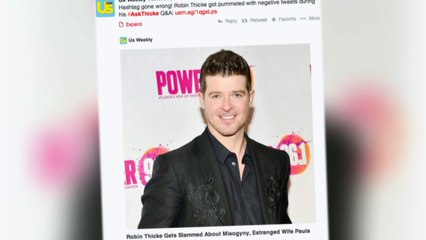 Robin Thicke Apology Tour Is Backfiring On Social Media