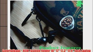 Colorfulbags - NEW Fashion flower 16 17 17.3 17.4 inch Laptop Netbook Shoulder Bag Sleeve Case