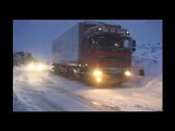 Snow blocked roads - Derbyshire
