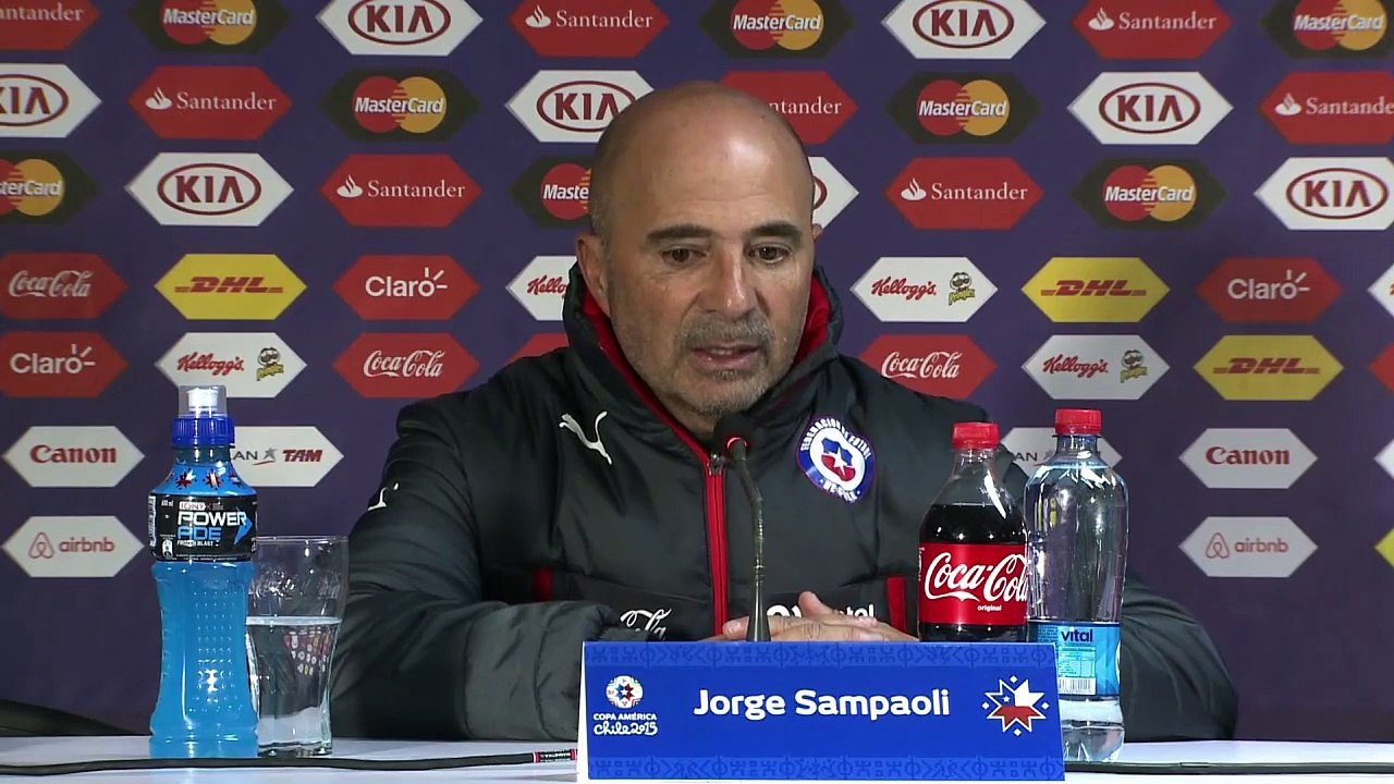 Jorge Sampaoli criticó arbitraje de terna peruana de Víctor Hugo Carrillo en Copa América