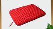 Kroo Durable Laptop Sleeve Diamond Cover (Red) with Accessory Compartment for ASUS VivoBook