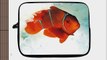 13 inch Rikki KnightTM Orange Nemo Fish Design Laptop Sleeve