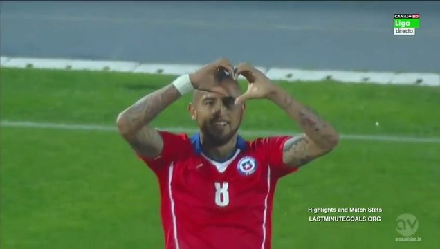 Arturo Vidal Amazing Goal 1:1 | Chile vs Mexico 15.06.2015 (Copa America 2015)
