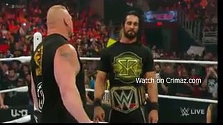 Blast Of Pressure On Seth Rollins As Brock Lesnar Returns. Says 