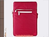 VanGoddy Hydei Sleeve - PINK MAGENTA WHITE Shoulder Carry Sling Bag Cover Case for Apple MacBook
