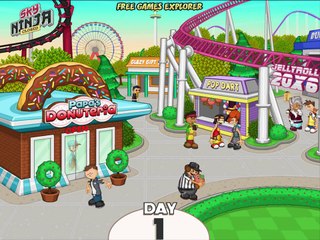 Papa’s Donuteria - Game Preview (First Day Tutorial)