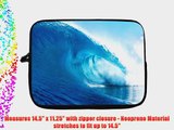 15 inch Rikki KnightTM Wave Surfing Design Laptop Sleeve