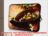 13 inch Rikki KnightTM Rustic Scene Olives And Olive Oil Design Laptop Sleeve