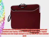 SlipSuit Small Red Neoprene Laptop Sleeve by Mobile Edge - MacBook 13 13.3 and other small