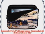 10 inch Rikki KnightTM Katsushika Hokusai Art Banana Plantation at Chuto Design Laptop sleeve