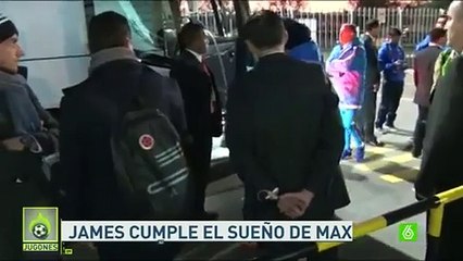 Bonito Gesto de James Rodriguez cumple el sueño de un niño chileno - Copa América 2015