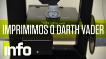 Time-lapse mostra impressão de Darth Vader em 3D