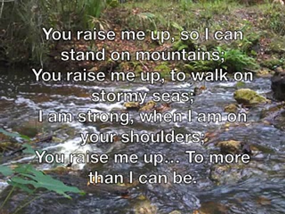 you raise me up - josh groban with lyrics_low
