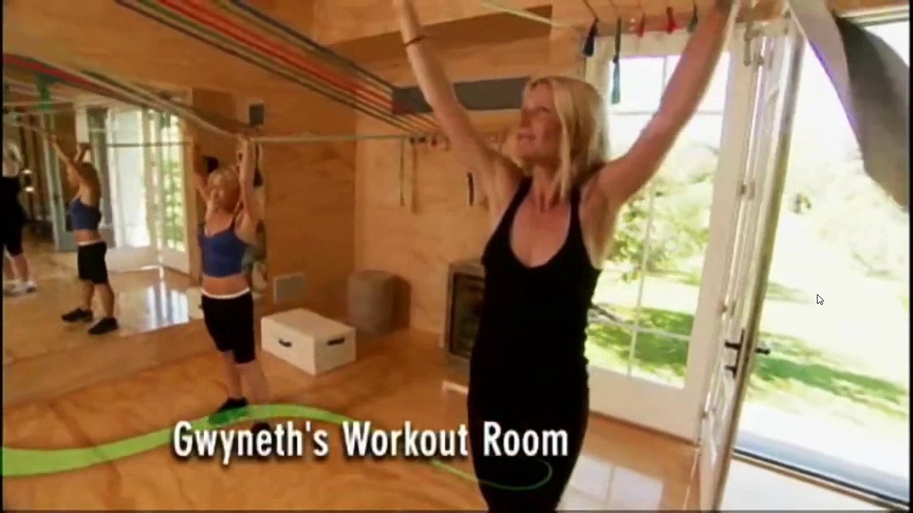 Tracy Anderson and Gwyneth Paltrow Working out
