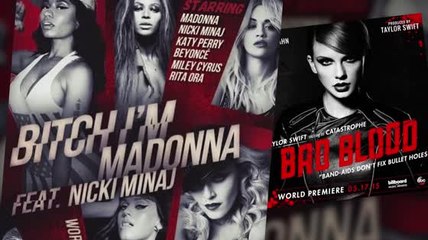 Madonna Teases Her New Bad Blood Lookalike Video