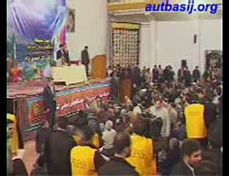 سخنرانی دکتر احمدی نژاد و سعی گروهی بر برهم زدن سخنرانی