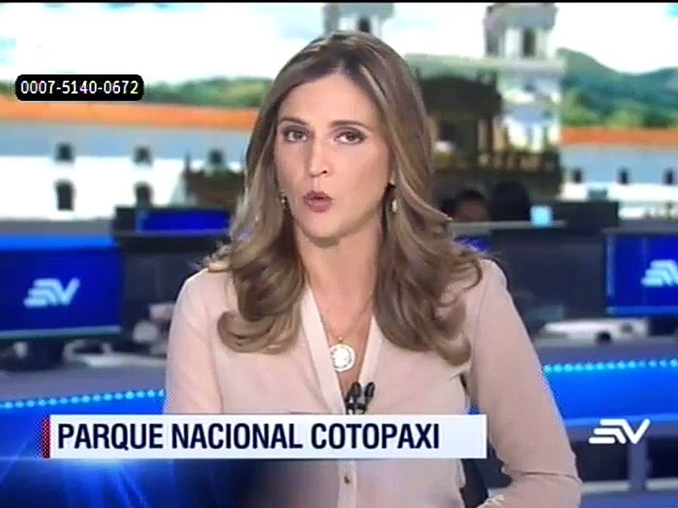 Así se registra la actividad en el volcán Cotopaxi
