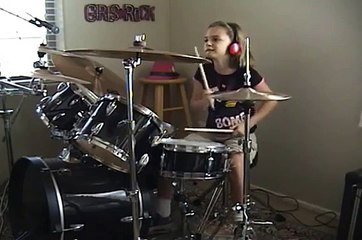 AC/DC "Highway To Hell" A Drum Cover By Emily