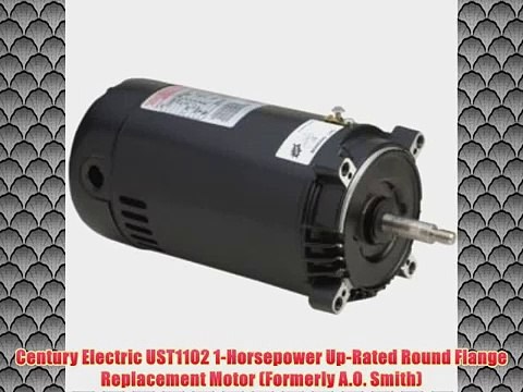 Century Electric UST1102 1-Horsepower Up-Rated Round Flange Replacement Motor (Formerly A.O.